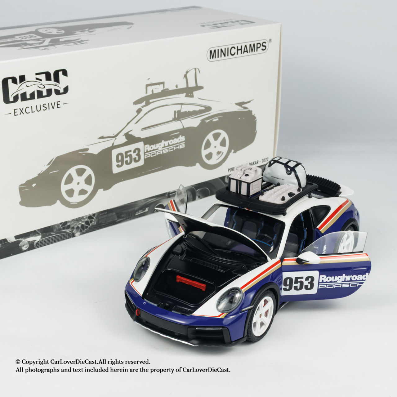 ミニカー　1/18 ポルシェ 911 ダカール 2022 MINICHAMPS MINICHAMPS 1/18 - ポルシェ 911 ダカール - 2022 - Little Bolide