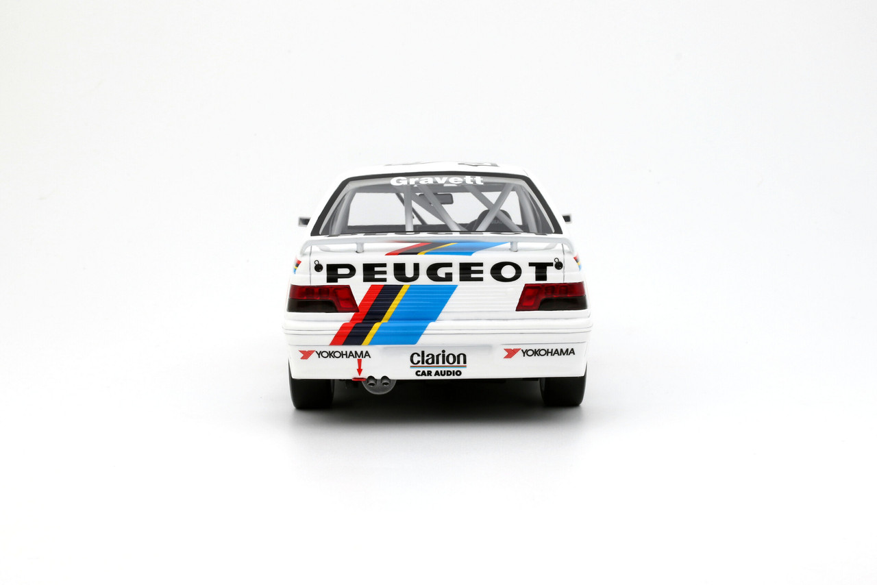 OTTO Mobile 1:18 PEUGEOT 405 MI16 BTCC WHITE R. GRAVETT 1992