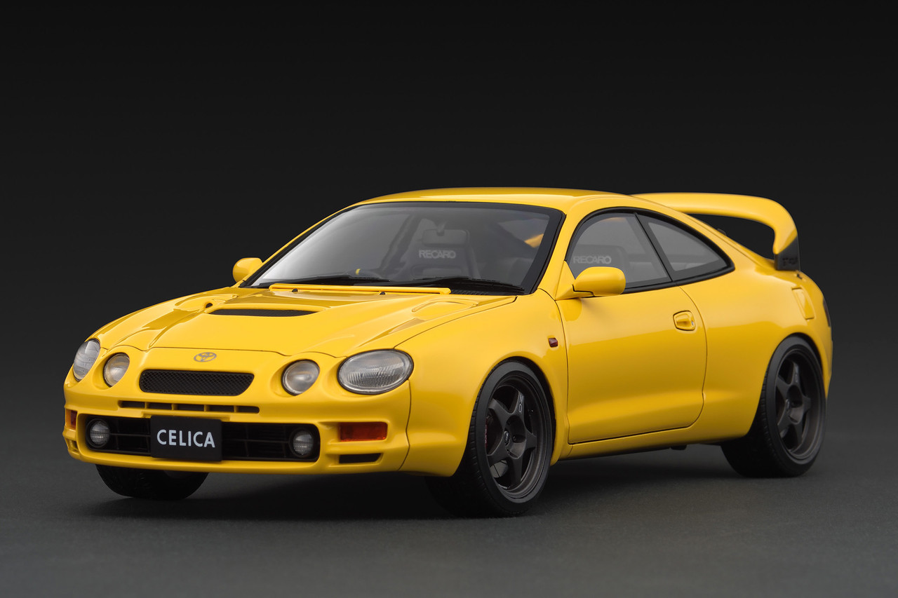 Ignition Model 1:18 Toyota Celica GT-FOUR (ST205) White / Yellow