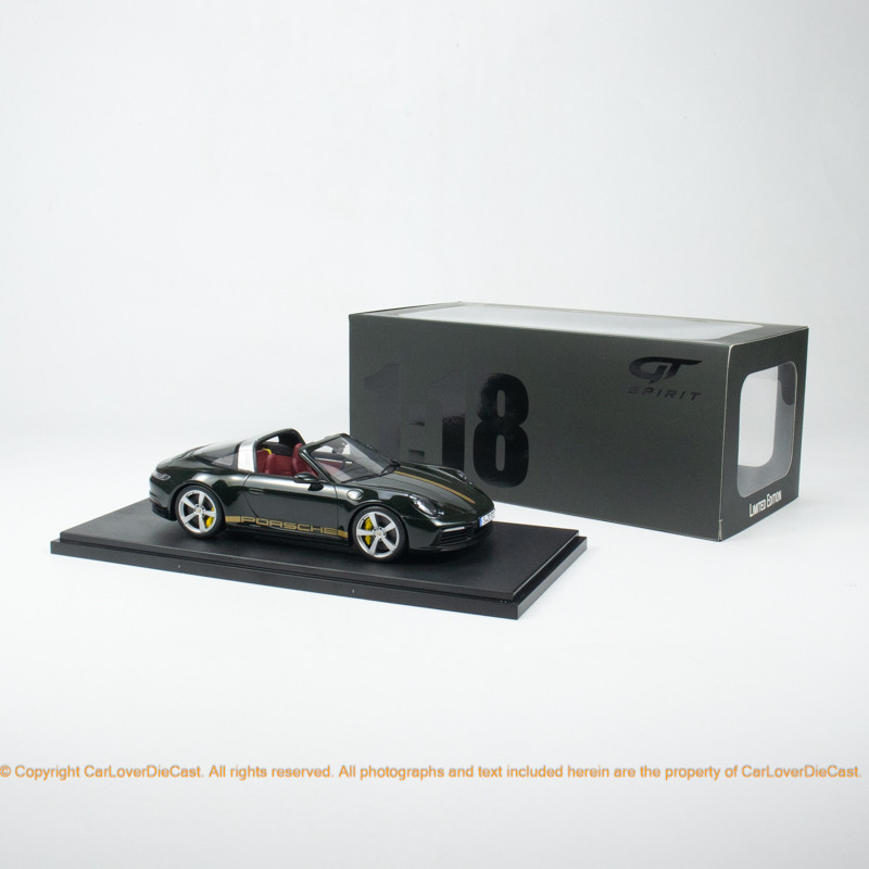 GT Spirit 1:18 Porsche 911 (992) Targa 4 Metallic Paint Turquoise