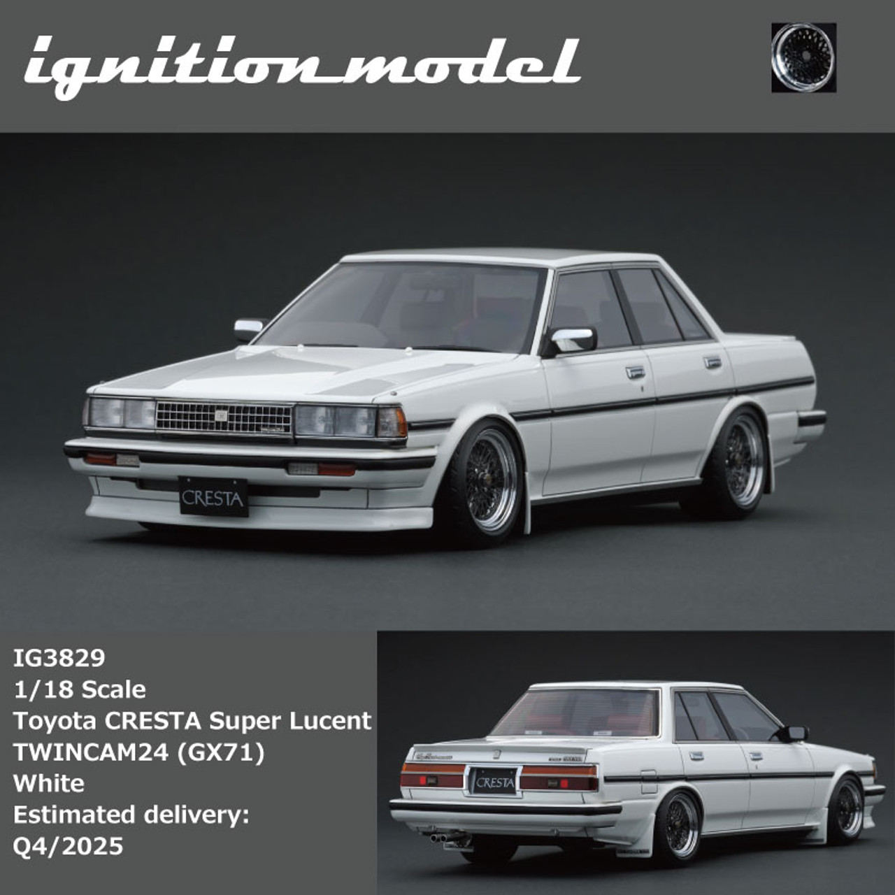 Ignition Model 1:18 Toyota CRESTA Super Lucent TWINCAM24