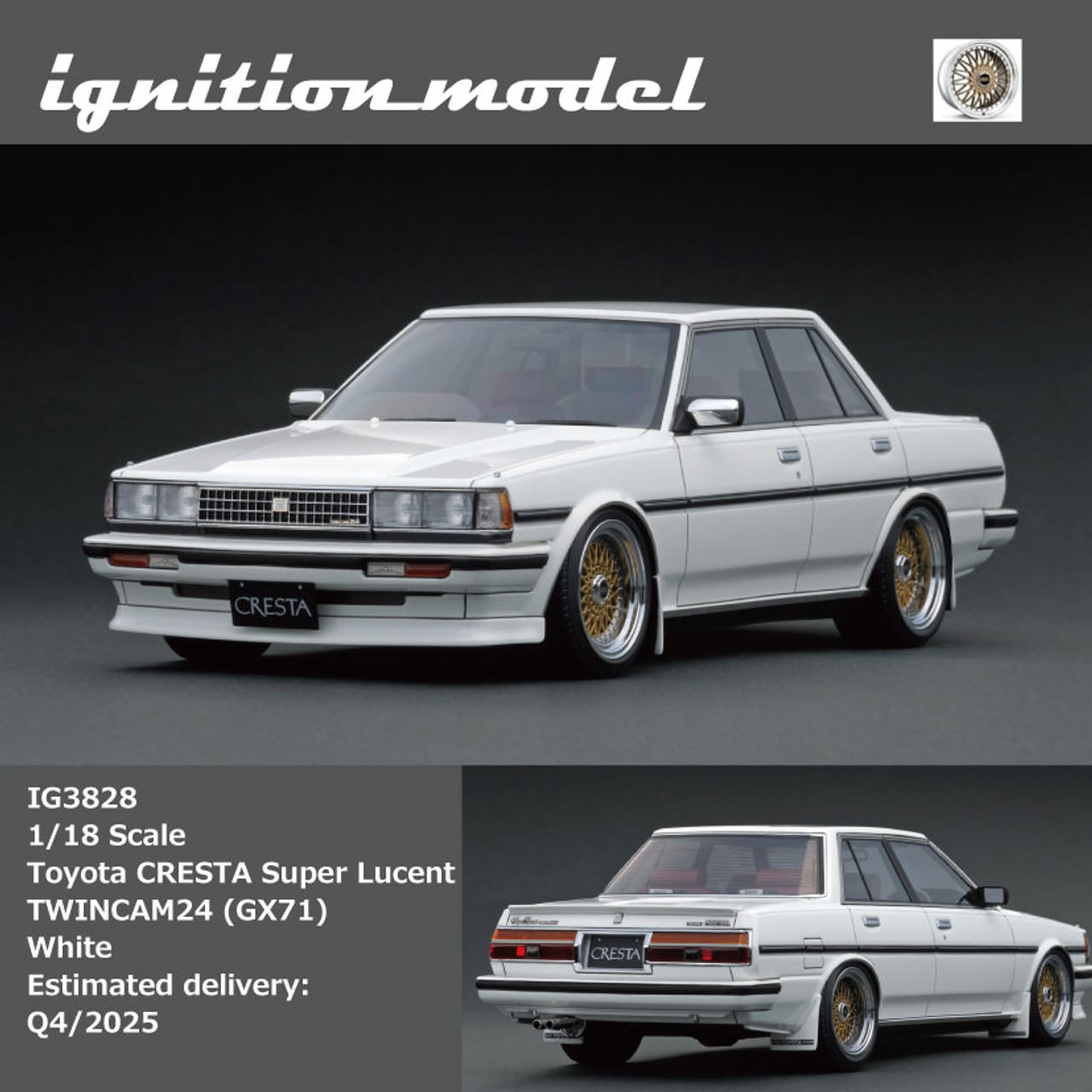 ignition.model Cresta ホワイト 1/43 ignition.model Cresta ホワイト 1/43 1/43 IG Ignition Model