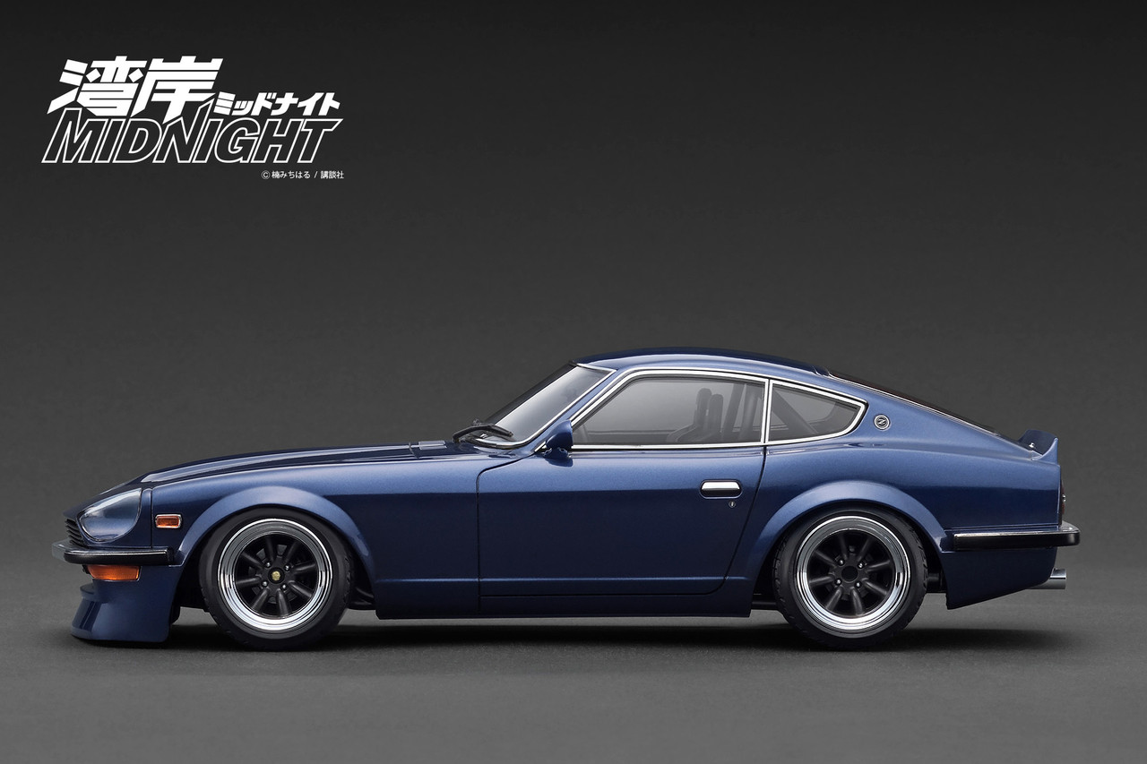 Ignition Model 1:18 NISSAN Fairlady Z (S30) Blue MIDNIGHT Devil's