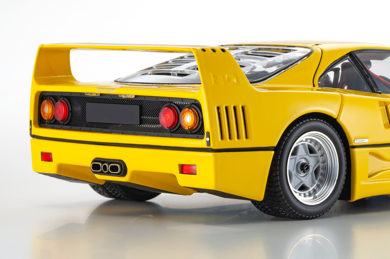 Kyosho 1:18 Ferrari F40 Yellow (08416Y) Diecast Car Model