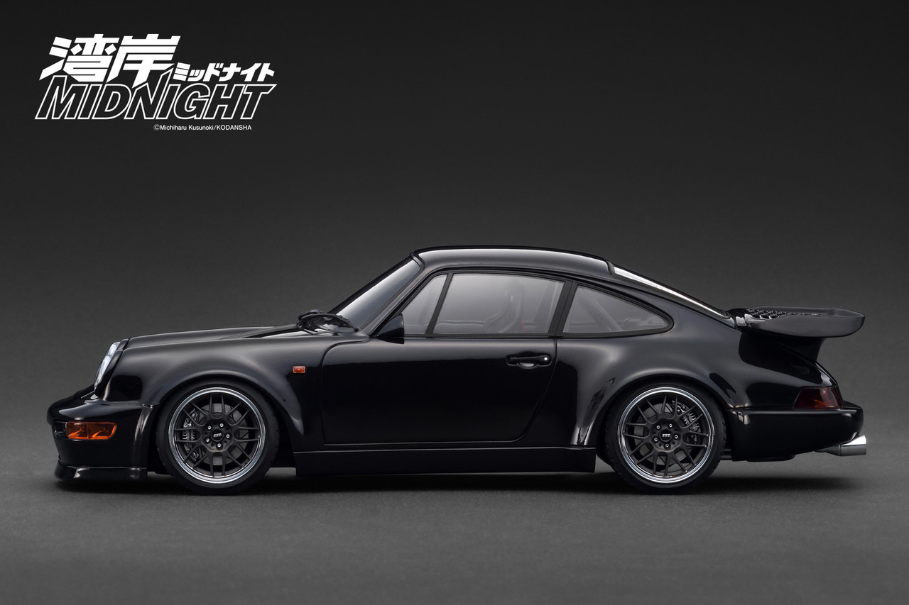 GAHGA GAHMITガーミットブラック Ignition Model 1:18 Blackbird (964) Black WANGAN MIDNIGHT With Mr
