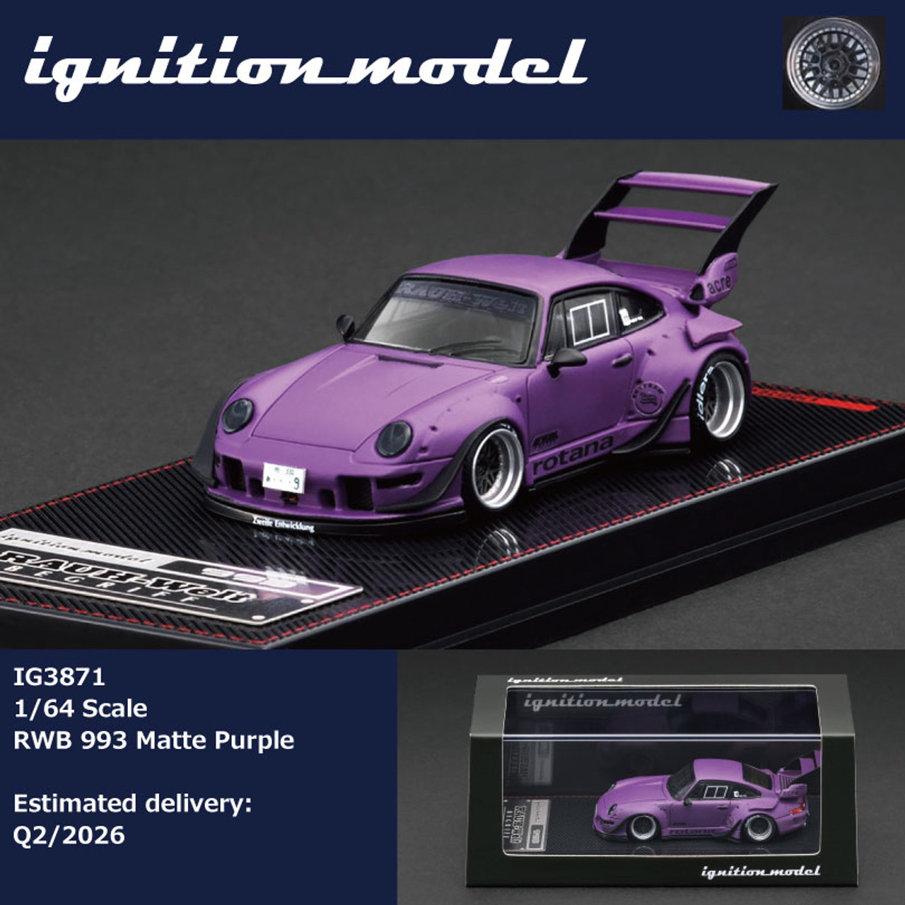 IGNITION MODEL: 1:64 RWB ROTANA Ignition Model RWB 993
