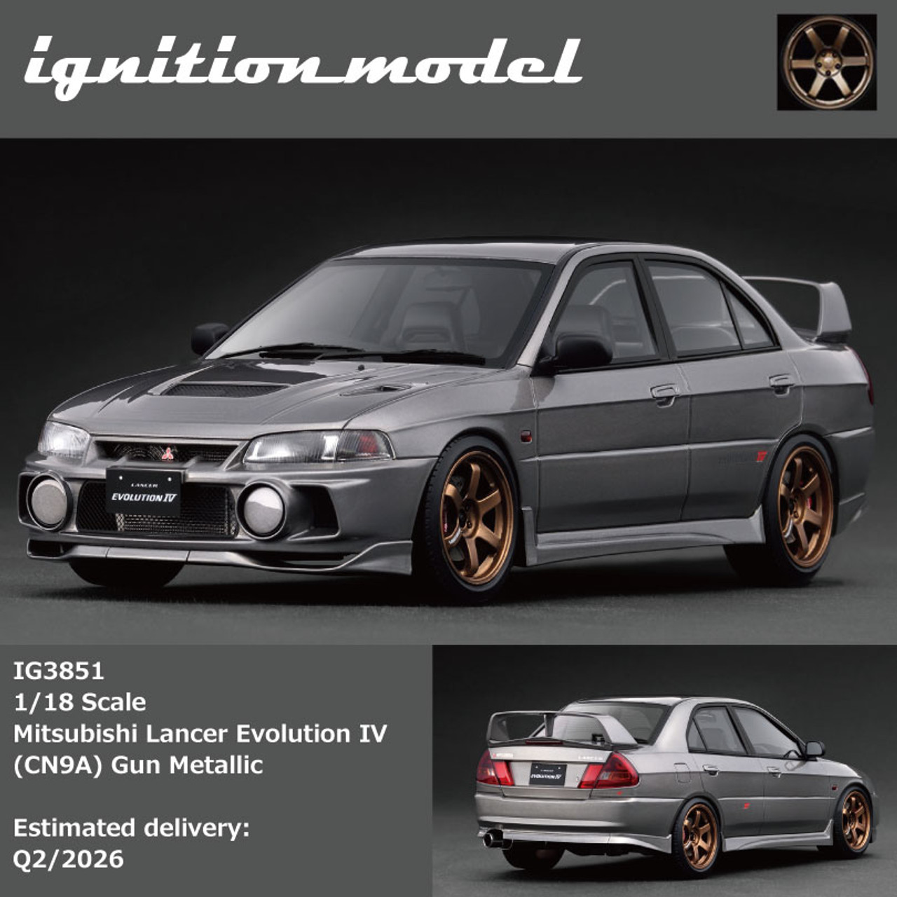 自動車 Mitsubishi Lancer Evolution 1/18 Ignition Model 1:18 Mitsubishi Lancer Evolution X (CZ4A