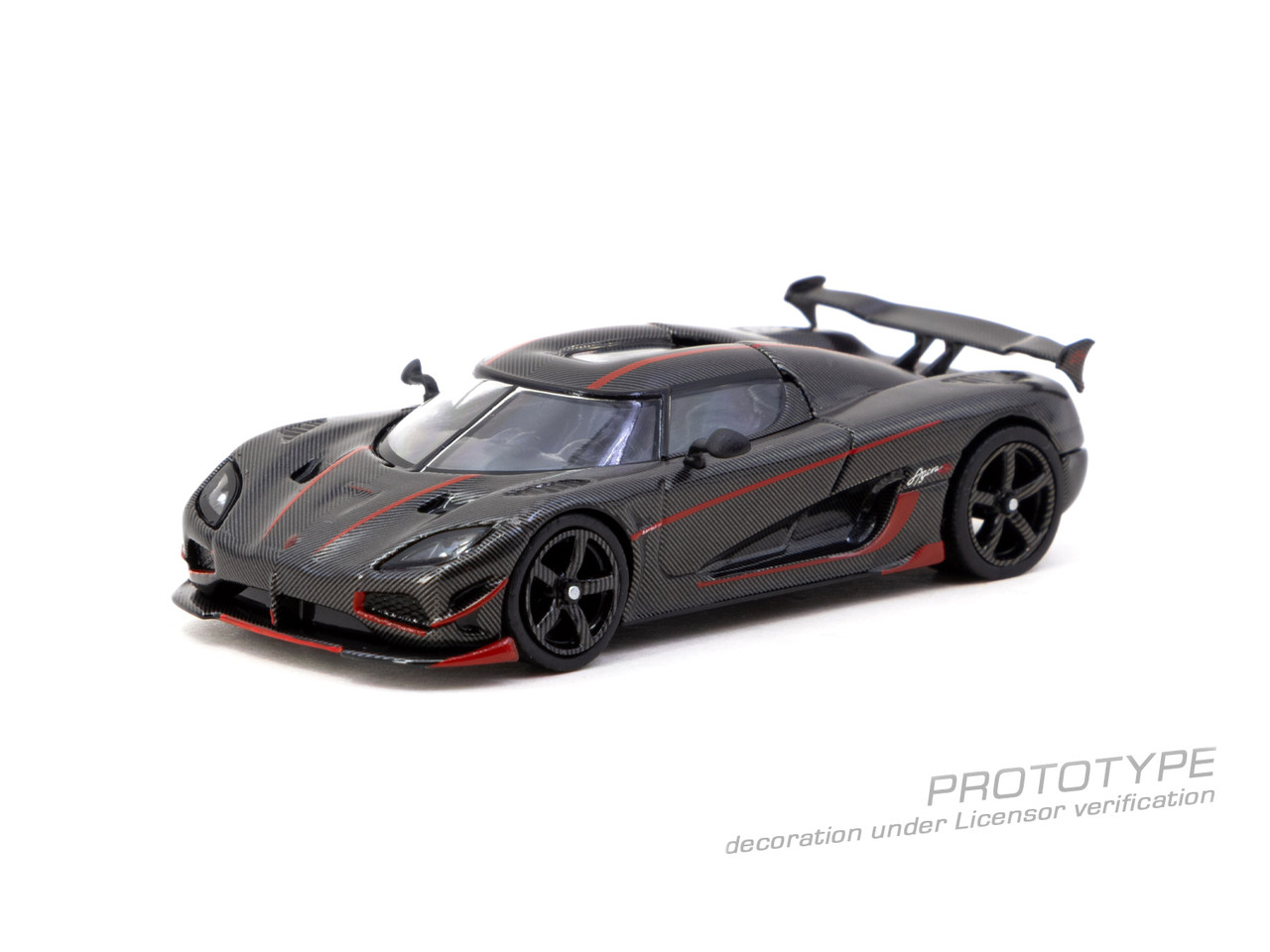 Tarmac Works 1:64 Koenigsegg Agera RS Black Carbon Fiber