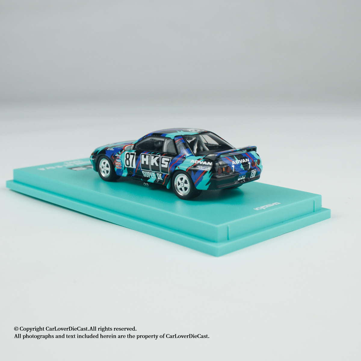 Kyosho 1:64 HKS SKYLINE (BNR32) Gr.A 1993 With LED [Without Base