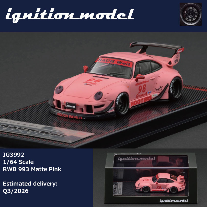 RWB993 CARMEN ピンク 1/18 RWB993 CARMEN ピンク 1/18 RWB993 CARMEN ピンク 1/18 RWB993 CARMEN