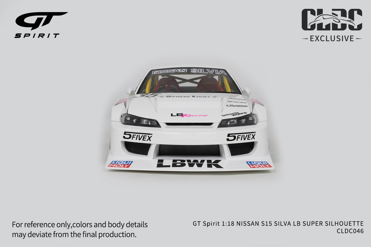 GT Spirit 1:18 NISSAN S15 SILVA LB SUPER SILHOUETTE With Display