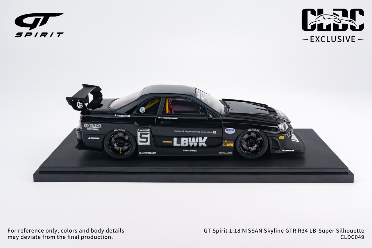 GT Spirit 1:18 NISSAN Skyline GTR R34 LB-Super Silhouette With