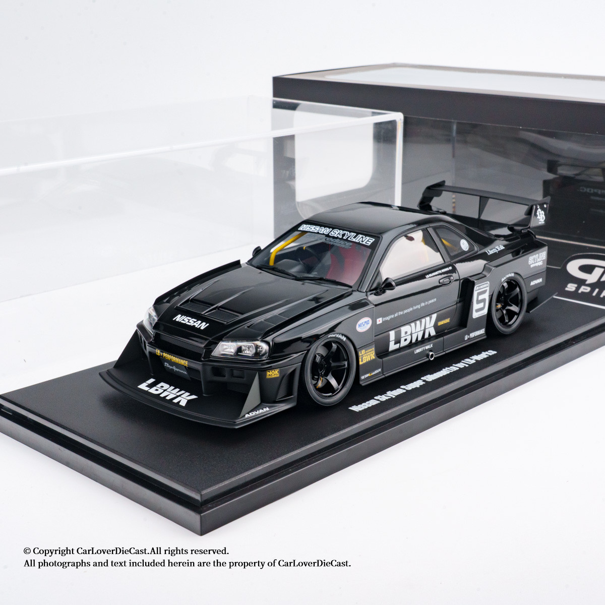 GT Spirit 1:18 NISSAN Skyline GTR R34 LB-Super Silhouette With