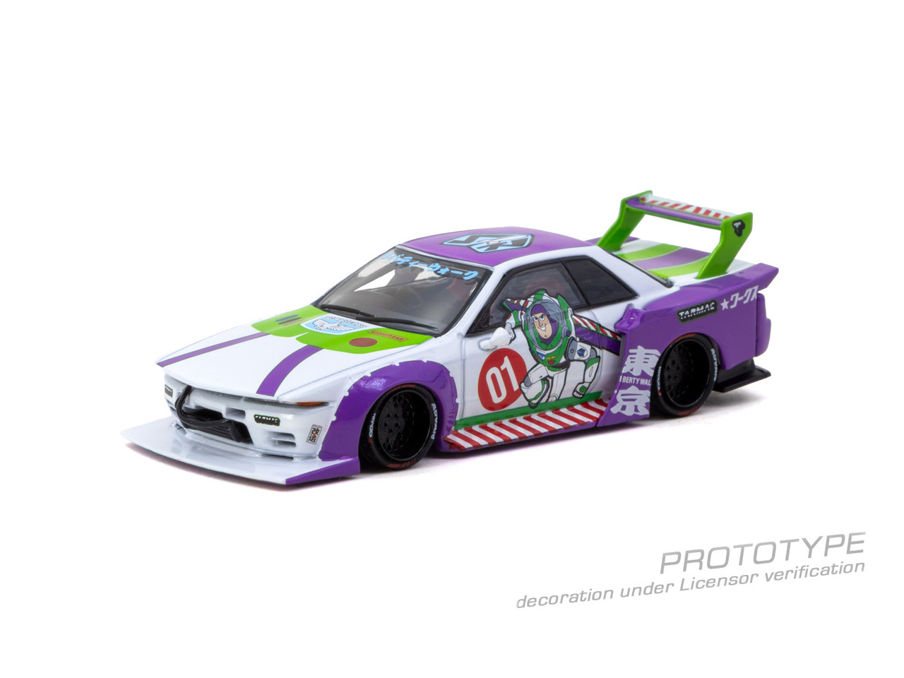 yamuna ウェイカーズ Tarmac Works 1:64 LB-KAIDO WORKS R32 Skyline Buzz Lightyear (T64
