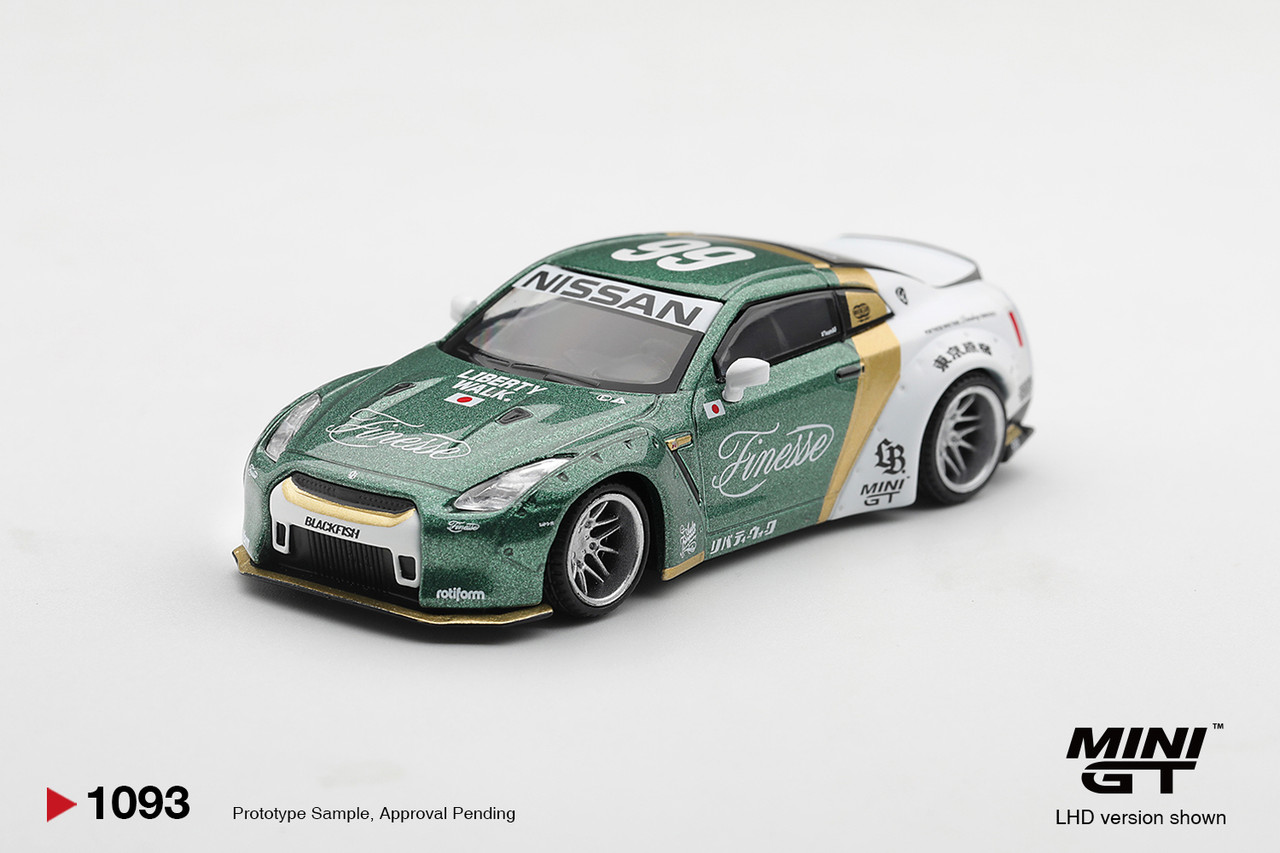MINI GT 1/64 LB-Works Nissan GT-R Magic Purple リバティーウォーク
