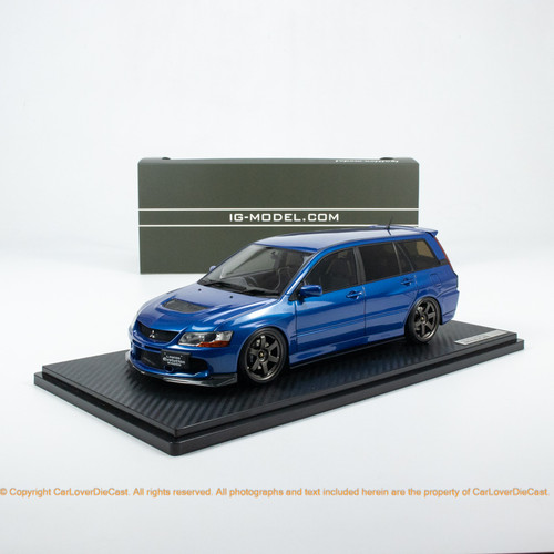 Ignition Model 1:18 Mitsubishi Lancer Evolution Wagon (CT9W) Blue / Yellow / Gun Metallic (IG2772-IG2774) Resin Car Model Available Now