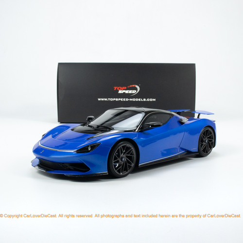 TopSpeed 1:18 Automobili Pininfarina Battista  Geneva World Premiere 2019 Edition Iconica Blue (TS0498) Resin Car Model Available Now