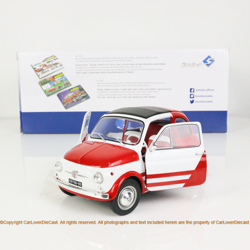 Solido 1:18 FIAT 500 ROBE DI KAPPA 1965 (S1801408) Diecast Car Model Available  Now