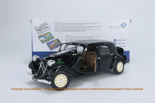 Solido 1:18 Citroën Traction 7 Noir 1937 (S1800903) Diecast car model available now