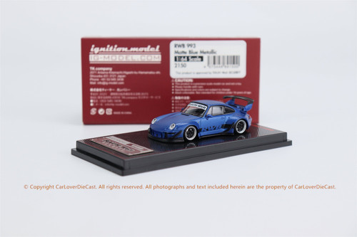 Ignition Model 1/64 RWB 993 Blue Metallic (IG2150) Diecast car model available now