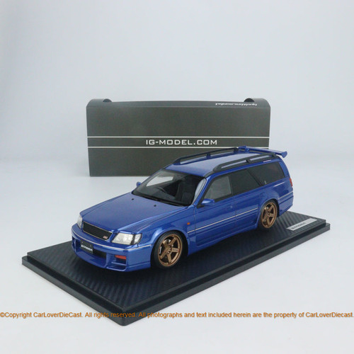 Ignition Model 1/18 Nissan STAGEA 260RS (WGNC34) Blue ( IG2891 ) Resin car model available now