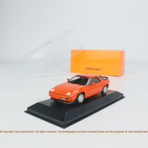 MINICHAMPS 1:43 PORSCHE 928 S - 1979 - BLUE/ORANGE  (940068124/940068122)  Diecast Sealed Car Model Available  now