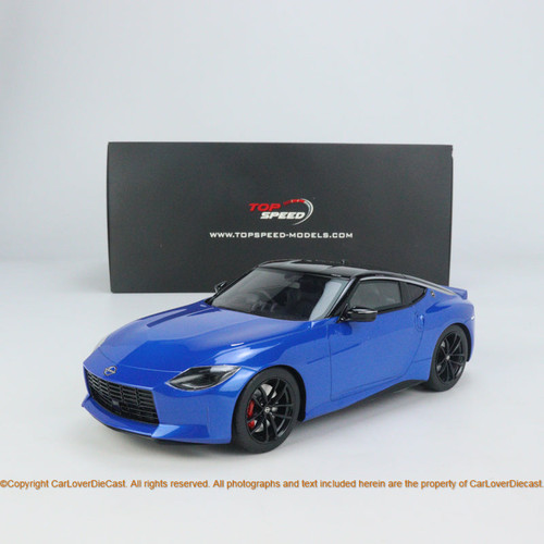 Topspeed 1/18 Nissan Fairlady Z Version ST 2023 Seiran Blue RHD (TS0436) resin car model available now