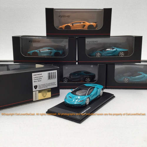 Kyosho  1:64 Lamborghini Centnario (Blue / Black  ) 07065A4-J Diecast car model available now