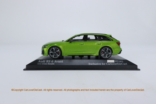 MINICHAMPS 1:43 Audi RS6 Avant Java Green (413018014) Diecast Car Model Available now