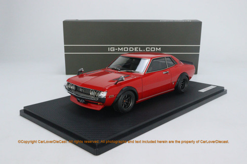 Ignition Model 1/18 Toyota Celica 1600GTV (TA22) Red (IG2597) resin car model available now