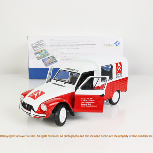 Solido 1:18  CITROEN ACADIANE CITROEN ASSISTANCE WHITE 1984 (S1800407) Diecast Car Model Available In Q4 2023 Pre Order Now