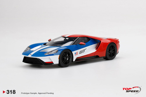 TopSpeed 1:18  Ford GT  "Victory Edition" (TS0318) resin car model  available on end of SEP 2021 pre-order now