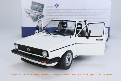 Solido 1:18  Volkswagen Caddy Mk.1 White 1982 Doors Openable (S1803501) Diecast car model available  now