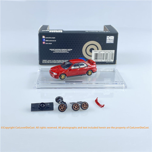 BM Creations 1:64 Subaru 1994 Impreza WRX (3 colors option)(64B0056-0061) diecast car model available  now