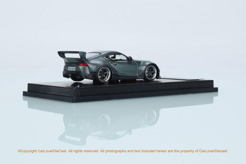 Ignition Model 1:64 PANDEM Supra (A90) Matte Blue Gray Metallic (IG2334) Diecast Car Model Available Now