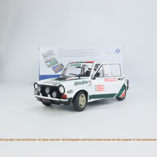 Solido 1: 18 Autobianchi A112 Mk.5 Abarth Alitalia rally 1980 (S1803803 ) Diecast car model available now