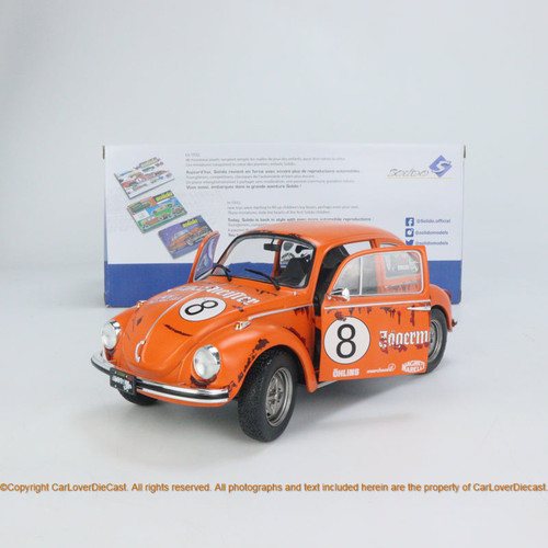 Solido 1: 18 Volkswagen Beetle 1303 Jaeger Tribute Orange 1974 ( S1800518 ) Diecast car model available now