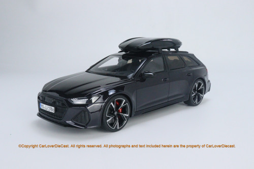 GT Spirit 1:18 Audi RS6 AVANT (C8) Mythos Black + Carbon Roof Case  (CLDC007)  Resin car model available  now