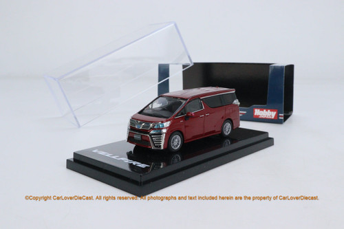 Hobby Japan 1/64   TOYOTA VELLFIRE HYBRID (H30W) DARK RED MICA METALLIC  (HJ641028HR) diecast car model available now