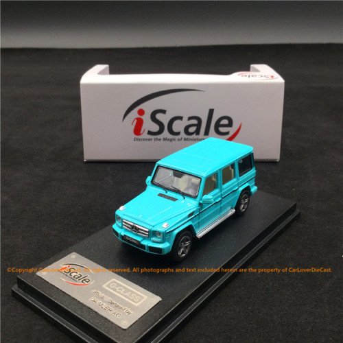 iScale 1:64 Mercedes W463 G-Klasse (iscale64-TF) diecast car model with display case and cover