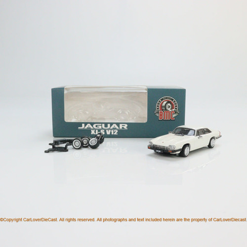 BM creaations 1:64 Jaguar 1984 XJS - Cobalt Blue / Glacier White (64B0158/64B0159/64B0160/64B0161) diecast car model available now