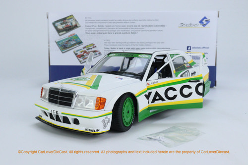 Solido 1:18 Mercedes-Benz 190 EVO II DTM 1991 Doors Openable (S1801006) Diecast car model available in Sept/Oct pre-order now