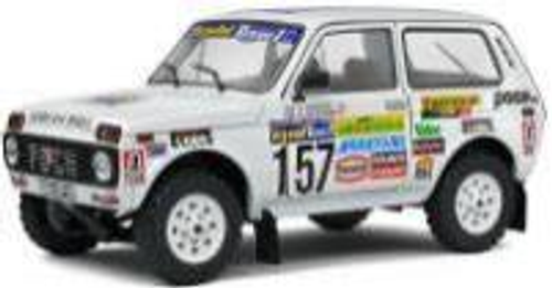 Solido 1:18 LADA NIVA WHITE #157 TROSSAT / BRIAVOINE PARIS DAKAR 1983 (S1807303) Diecast Car Model Available in February 2024 Pre Order Now