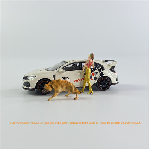 1:64 clown Girl + Wild Dog  (clown64girlDog) Available now