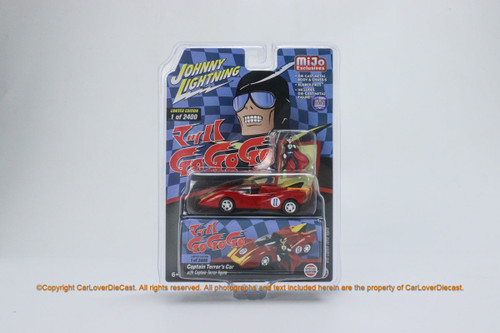 Johnny Lightning 1:64 Mijo Exclusives Speed Racer CAPT TERROR W/ CAPT TERROR FIGURE  (JLCP7379CT) Diecast car model and figure available now