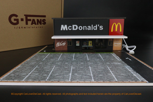 G-Fans 1:64  Fast Food Diorama Set (710013) Available Now