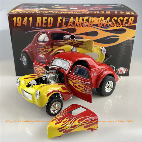 ACME 1:18 1941 Gasser With Flames (A1800916) Diecast Car Model Available Now