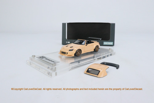 POPRACE 1:64 S2000 Yellow Hong Kong Auto Salon Show Edition (PR64-S2000-YLO) Resin Car Model Available Now