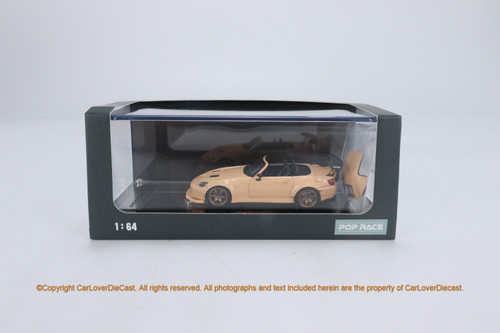 POPRACE 1:64 S2000 Yellow Hong Kong Auto Salon Show Edition (PR64-S2000-YLO) Resin Car Model Available Now