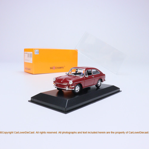 MINICHAMPS 1:43 VOLKSWAGEN 1600 TL - 1966 - RED (940055321) Diecast Car Model Available Now